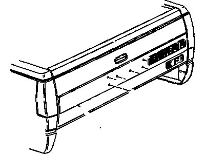 GMC 15552341 Tail Gate Logo
