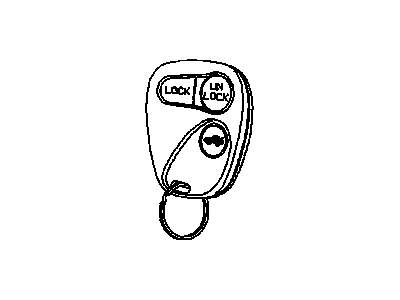 Chevy 16245103 Remote Control