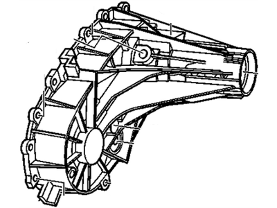 GM 12473226 Case, Transfer Case, Rear 12473226 GM Case, Transfer Case, Rear Illustration 1 of 1
