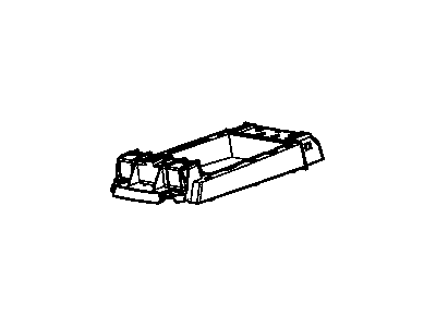 GMC 15941010 HOUSING,FRONT FLOOR CONSOLE CUP HOLDER(PART OF 14)(BRICK)