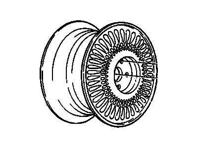 Cadillac 3634769 Wheel, Alloy