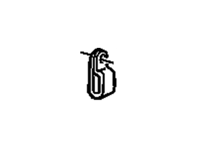 GM 3825416 Clip-Heater Hose 3825416 GM Clip-Heater Hose Illustration 1 of 1