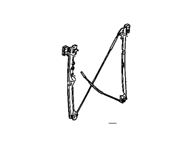 Chevy 19120846 REGULATOR,FRONT SIDE DOOR WINDOW(INCLUDES 15,36)(W/O MOTOR)(16.260)