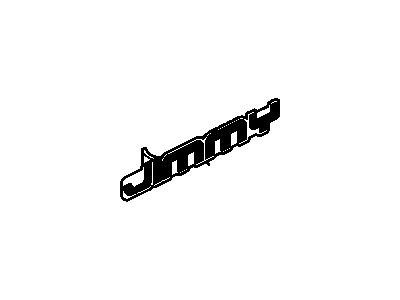 GMC Typhoon Emblem - 15629994