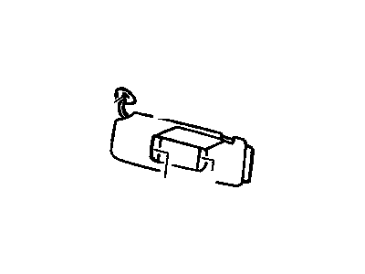 Cadillac 12373826 Sunvisor