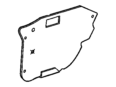Buick 22651538 Water Shield
