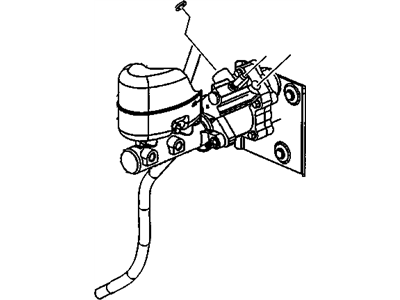 Pontiac Sunbird Power Steering Hose - 7846326