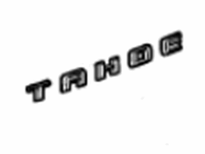 GM 84701873 Plate, End Gate And Rear Door Decoration 84701873 GM Plate, End Gate And Rear Door Decoration Illustration 1 of 1
