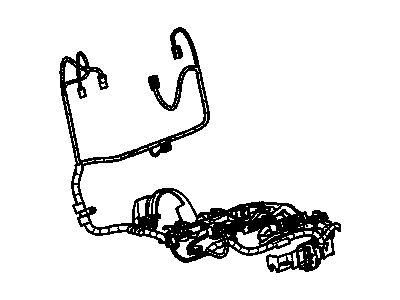 GM 15891610 Harness, Body Wiring 15891610 GM Harness, Body Wiring Illustration 1 of 1