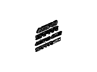 GMC Safari Emblem - 15724742