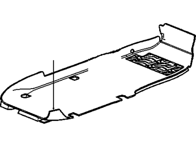 Saturn 20806062 CARPET,FRONT FLOOR PANEL(INCLUDES 13)(EBONY)