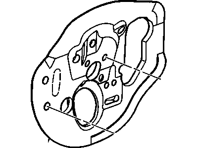 GM 22728671 Barrier, Steering Column Attaching 22728671 GM Barrier, Steering Column Attaching Illustration 1 of 1
