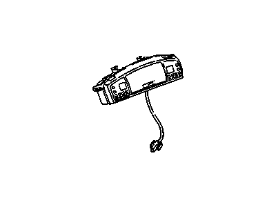 Cadillac DeVille Instrument Cluster - 9383806