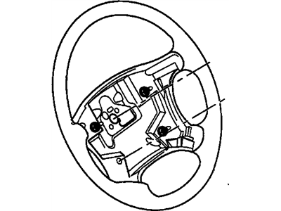 Oldsmobile Cutlass Supreme Steering Wheel - 16757281