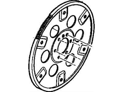 GM 3991409 Gear, Engine Flywheel 3991409 GM Gear, Engine Flywheel Illustration 1 of 1