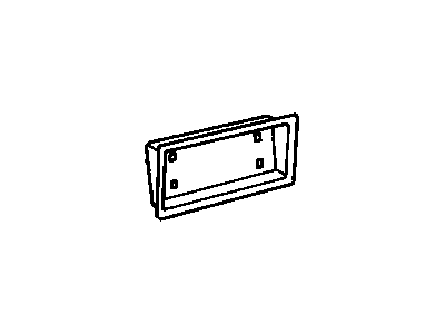 Chevy 20414326 License Pocket