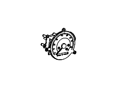 Chevy 25078499 Speedometer Head