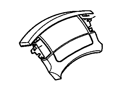 Oldsmobile 16756591 AIRBAG,STEERING WHEEL(BEIGE)