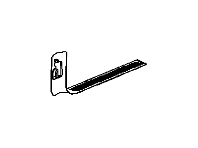 Chevy 15189314 PLATE,FRONT SIDE DOOR SILL TRIM(INCLUDES 8)(OAK)