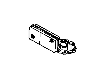 GM 16519236 Headlamp Assembly, Passenger Side 16519236 GM Headlamp Assembly, Passenger Side Illustration 1 of 1