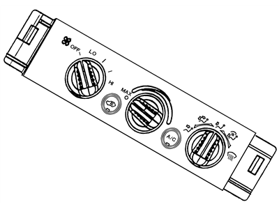 GMC 16199545 BULB,HEATER & A/C CONTROL LAMP(CODE 9545U)(9.276)