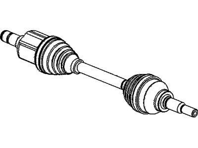 GMC 22887902 SHAFT,FRONT WHEEL DRIVE(INCLUDES 1-18)