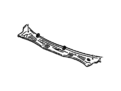 Cadillac 25698806 Cowl Grille