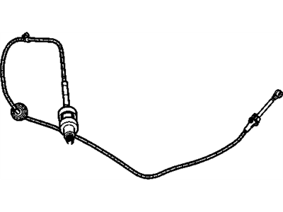 GM 25940466 Shift Control Cable 25940466 GM Shift Control Cable Illustration 1 of 1