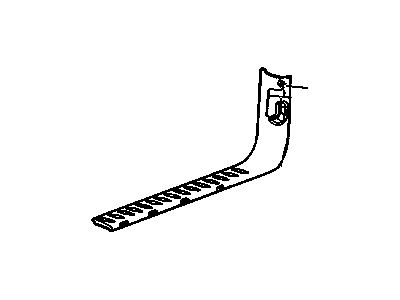 Chevy 15189314 PLATE,FRONT SIDE DOOR SILL TRIM(INCLUDES 8)(OAK)