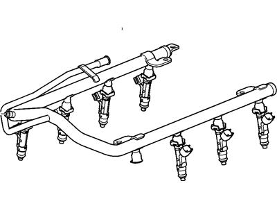 Cadillac Fuel Rail - 12598329