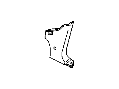 GM 10181452 Pillar Trim, Driver Side 10181452 GM Pillar Trim, Driver Side Illustration 1 of 1