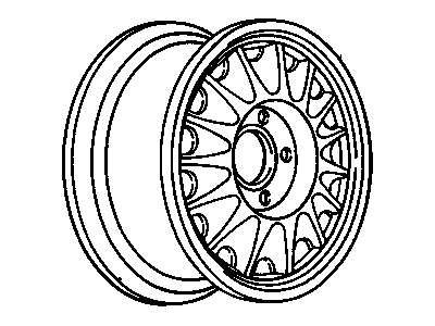 Buick 9592361 Wheel, Steel