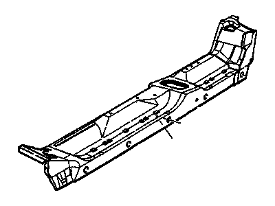 12549233 GM Inner Rocker, Driver Side Illustration 1 of 1