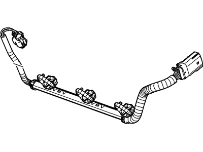 Buick 12621096 HARNESS,FUEL INJECTOR WIRING