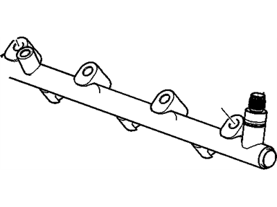 Cadillac 12633593 RAIL,FUEL INJECTION FUEL