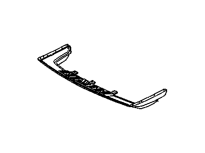 GM 12392945 Valance Panel 12392945 GM Valance Panel Illustration 1 of 1
