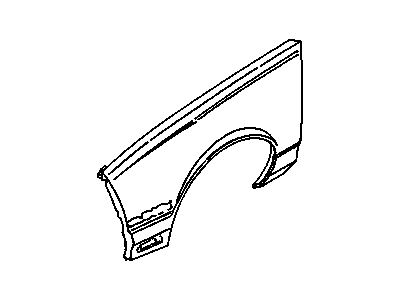 Chevy Celebrity Fender - 14086120