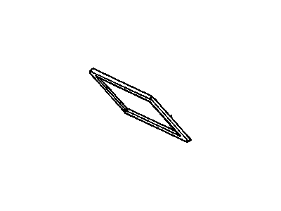 Chevy 52460463 SEAL,HEATER CORE COVER(105.5X6.0X5.0MM)(9.211)