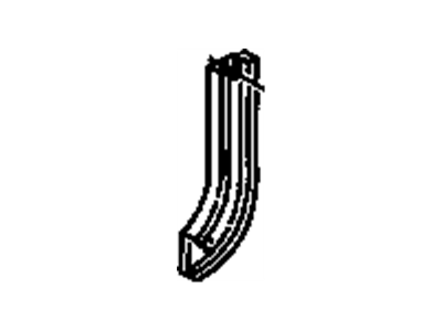 GM 10223535 Bumper Cover Retainer, Driver Side 10223535 GM Bumper Cover Retainer, Driver Side Illustration 1 of 1