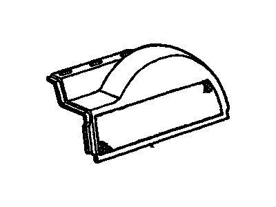 Oldsmobile 16661679 Lower Quarter Trim