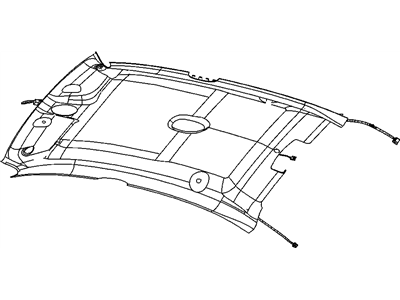 Saturn 15896516 PANEL,HEADLINING TRIM(SHALE)