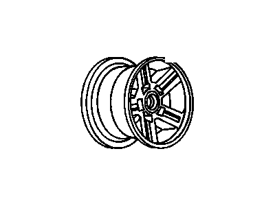 Chevy 10121083 Wheel, Alloy