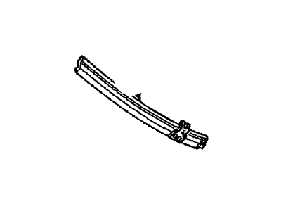 GM 20373096 Guide Channel, Passenger Side 20373096 GM Guide Channel, Passenger Side Illustration 1 of 1