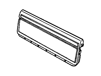 GM 15700752 Tail Gate, Bottom Top 15700752 GM Tail Gate, Bottom Top Illustration 1 of 1