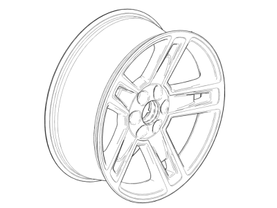 GMC 19301160 Wheel, Alloy