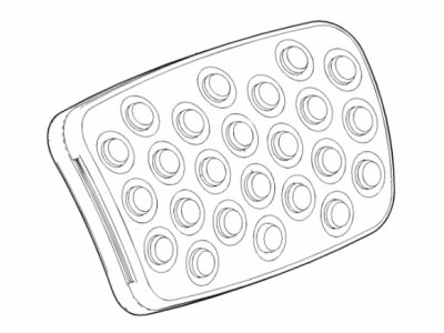 GM 42617770 Pad, Appearance Packages 42617770 GM Pad, Appearance Packages Illustration 1 of 1