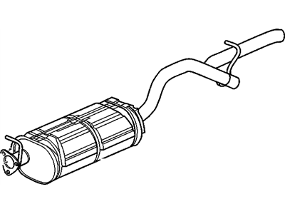 GMC Safari Exhaust Pipe - 15034322