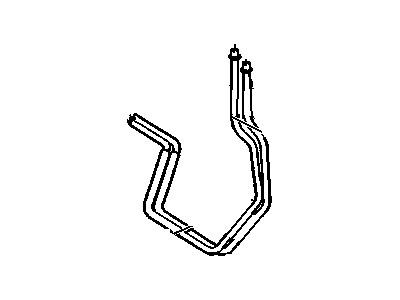 GM 19213708 Heater Hose 19213708 GM Heater Hose Illustration 1 of 1