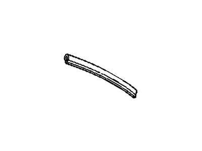 GM 10133764 Reveal Molding, Black, Upper 10133764 GM Reveal Molding, Black, Upper Illustration 1 of 1