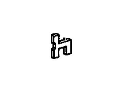 GM 19120141 Tumbler, Rear Compartment Or Tailgate Lock Cylinder 19120141 GM Tumbler, Rear Compartment Or Tailgate Lock Cylinder Illustration 1 of 1